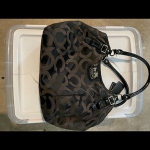 Black coach bag
